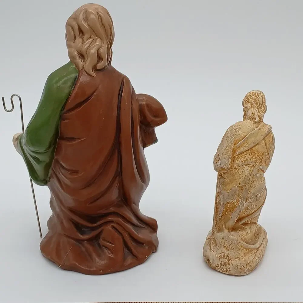 Vintage Nativity Lot of 22: Hand painted, Ceramic, Chalkware, Italy, Japan